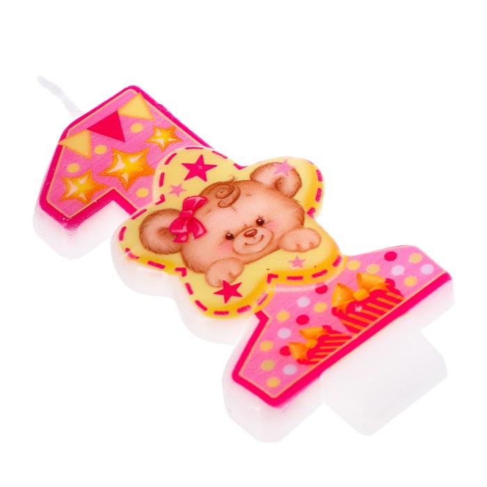 Свеча цифра "1"