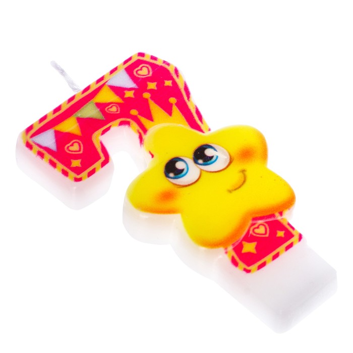 Свеча цифра "7"