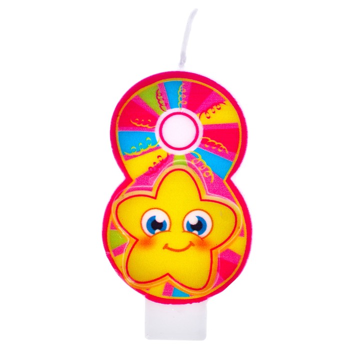 Свеча цифра "8"