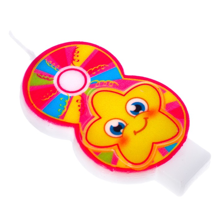 Свеча цифра "8"