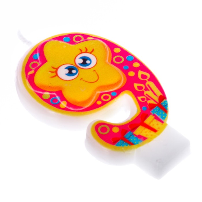 Свеча цифра "9"