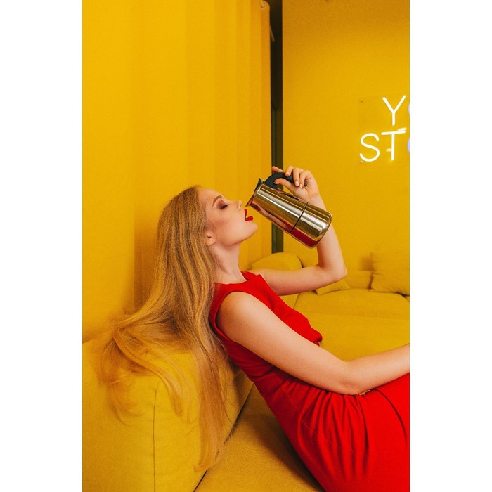 Кофеварка гейзерная 450 мл "Стиль"