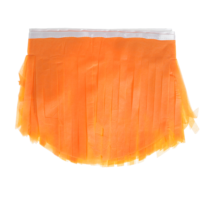 Гирлянда тассел "Полукруг" 3 метра, цвет оранжевый