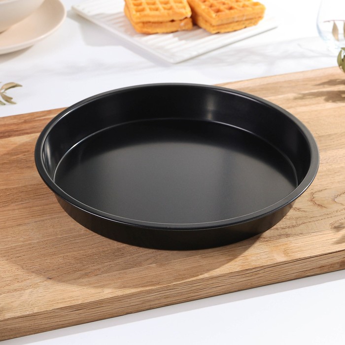 Форма для выпечки 25х4,5 см "Круг. Жаклин", антипригарное покрытие