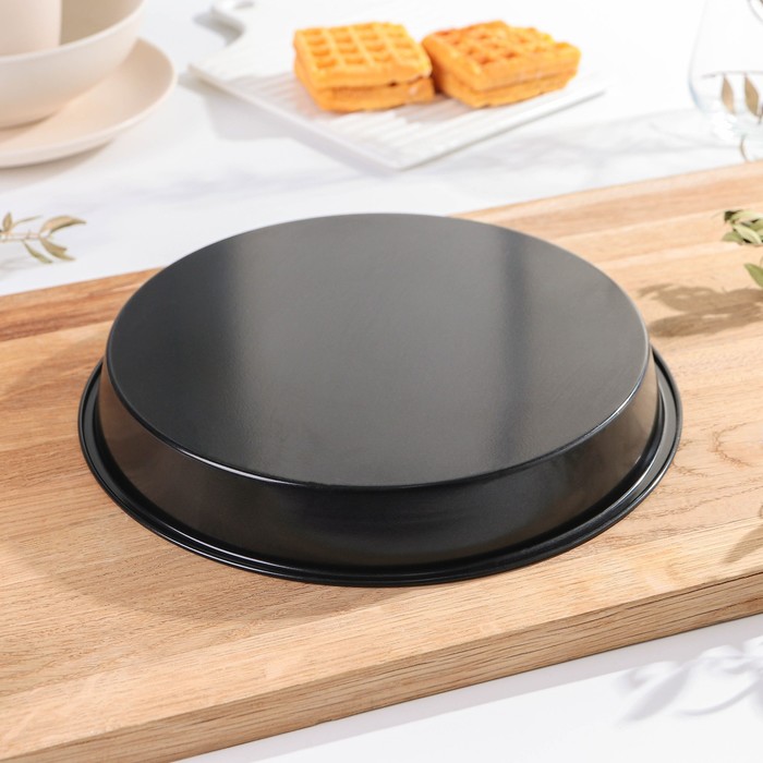 Форма для выпечки 25х4,5 см "Круг. Жаклин", антипригарное покрытие