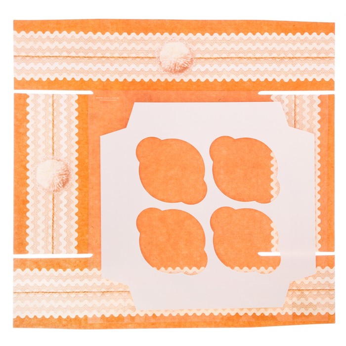 Коробка для капкейка «Воздушных моментов» 16 х 16 х 7,5 см