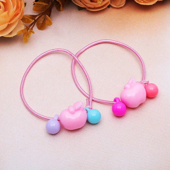 Резинка для волос "Детские штучки" (цена за пару) яблочко