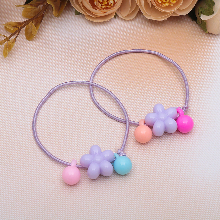 Резинка для волос "Детские штучки" (цена за пару) цветочки