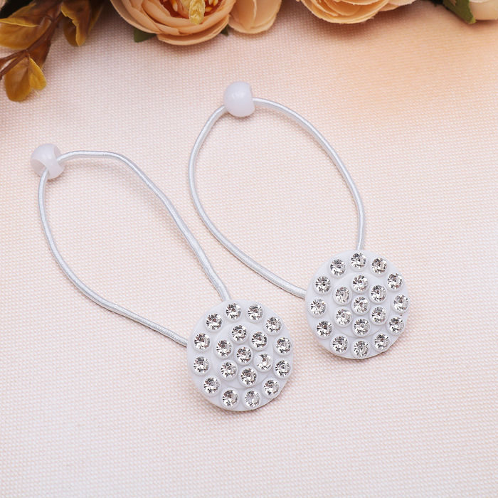 Резинка для волос "Искорка" круги (цена за пару) микс