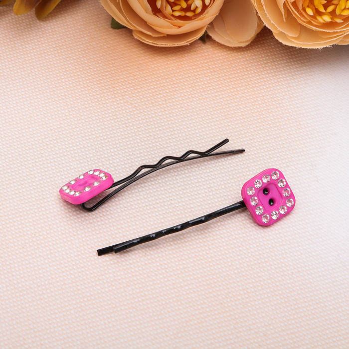 Невидимка для волос "Лучистая" (набор 20 шт) 4,5 см, квадрат