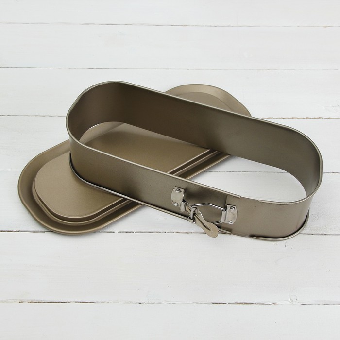 Форма для выпечки "Ханна. Багет", разъемная, с антипригарным покрытием, 35х16х7,7 см