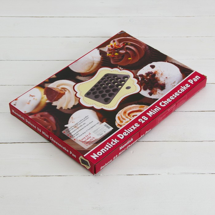 Форма для выпечки "Жаклин. Круг", с антипригарным покрытием, со съемным дном, 28 ячеек