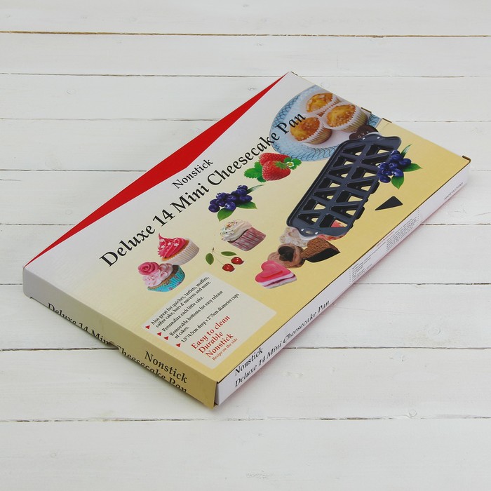 Форма для выпечки "Жаклин. Долька", с антипригарным покрытием, со съемным дном, 28 ячеек, 46х27х3,3 см