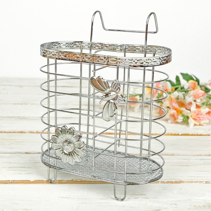 Сушилка для столовых приборов подвесная на ножках "Бабочки"