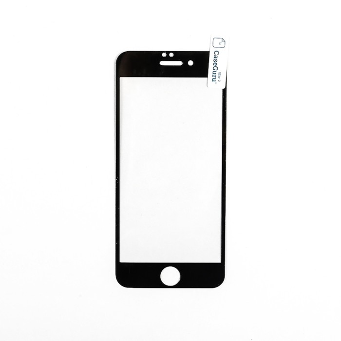 Защитное стекло CaseGuru для Apple iPhone 8 Full Screen Black, 0,3 мм, черная рамка