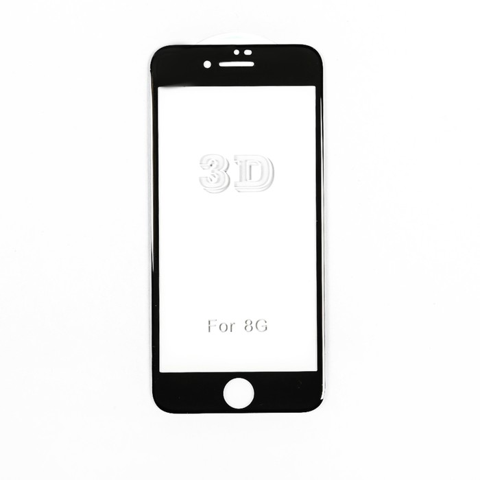 Защитное стекло CaseGuru для Apple iPhone 8 Black, 0,3 мм, черное
