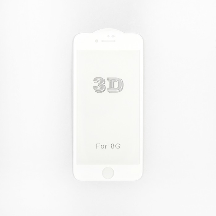Защитное стекло CaseGuru для Apple iPhone 8 White, 0,3 мм, белое