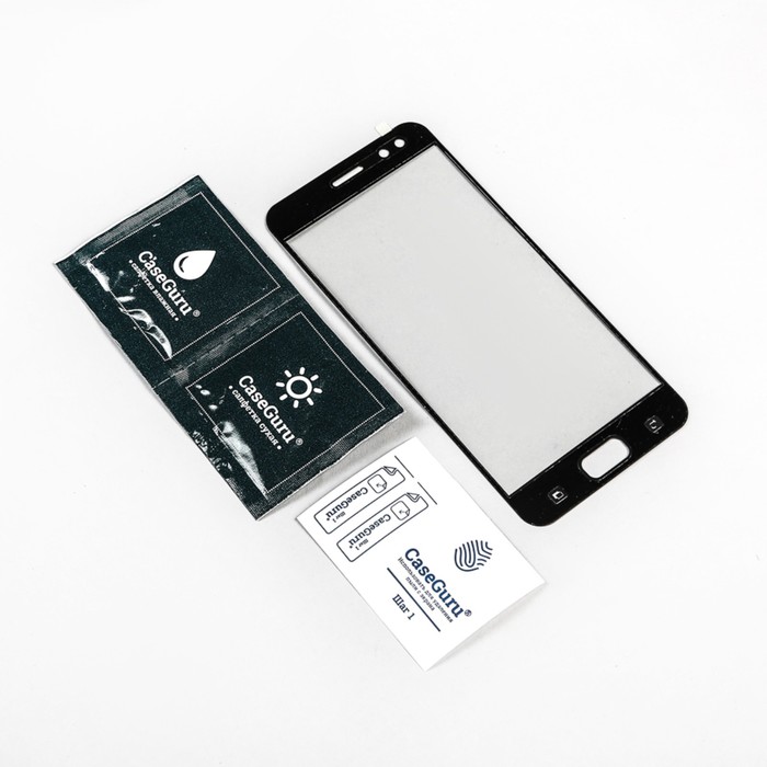 Защитное стекло CaseGuru для Asus ZenFone 4 ZE554KL Full Screen Black, 0,3 мм, черная рамка