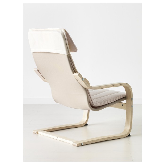 Кресло детское ПОЭНГ, березовый шпон, алмос неокрашенный