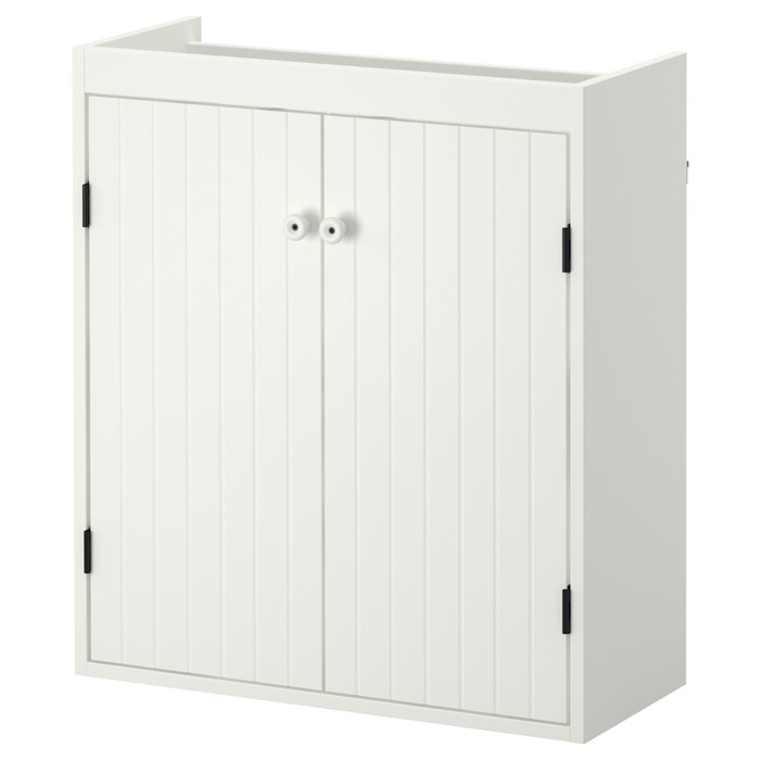 Шкаф под раковину СИЛВЕРОН, 2 дверцы, белый