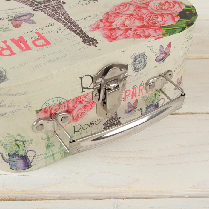 Набор коробок 3в1 "Париж", 30 х 21 х 9,5 - 20 х 15 х 8,5 см