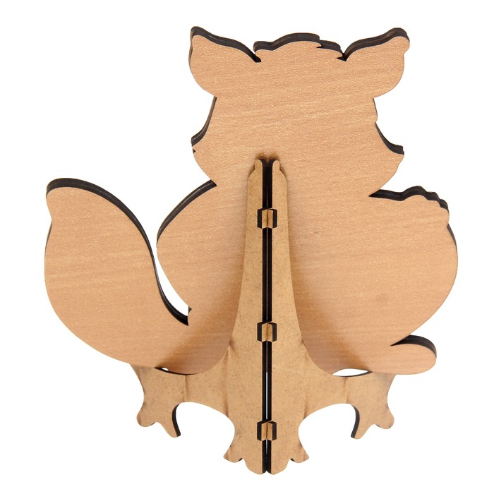 Фоторамка из МДФ для фото 10х15 см "Енот" 19х20 см