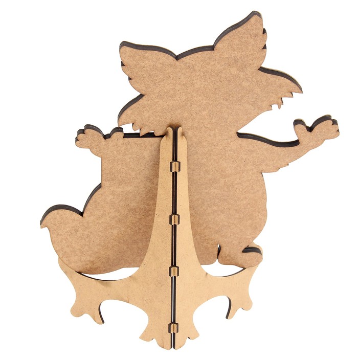 Фоторамка из МДФ для фото 10х15 см "Енот" 26х29 см