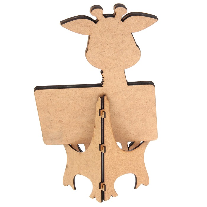 Фоторамка из МДФ для фото 10х15 см "Жираф" 18х31 см