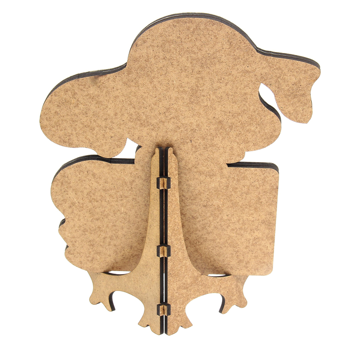 Фоторамка из МДФ "Песик" 29х29 см, фото 10х15 см