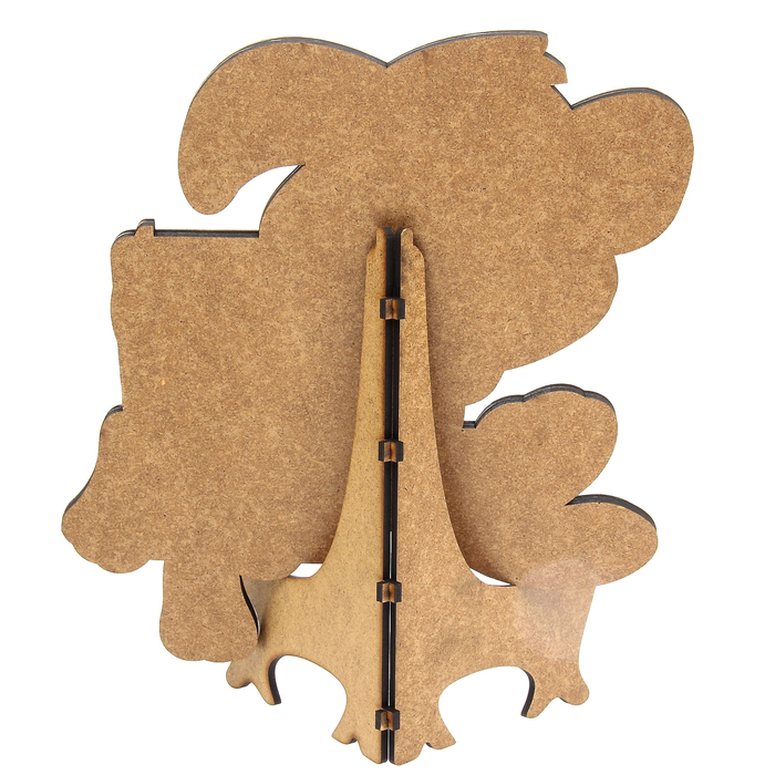 Фоторамка из МДФ "Веселый щенок" 28х30 см, фото 10х15 см