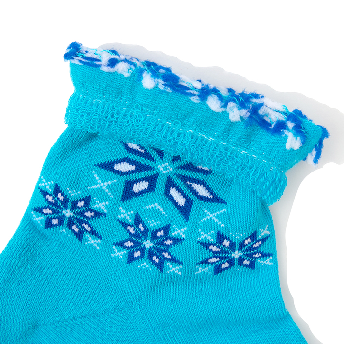 Носки женские с махровым следом, цвет МИКС, размер 23-25