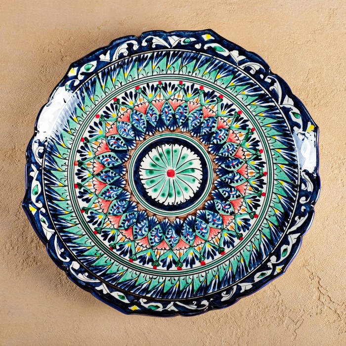 Ляган рифленый 31 см микс