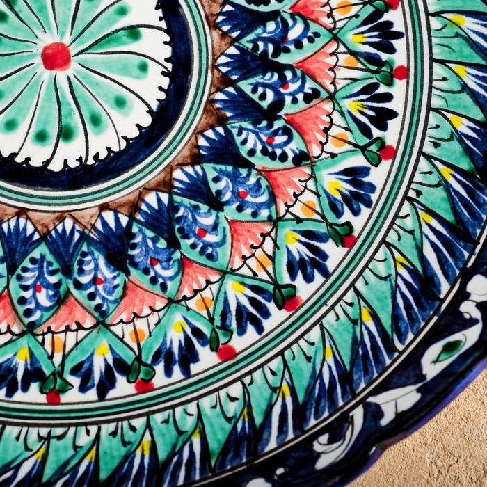 Ляган рифленый 31 см микс