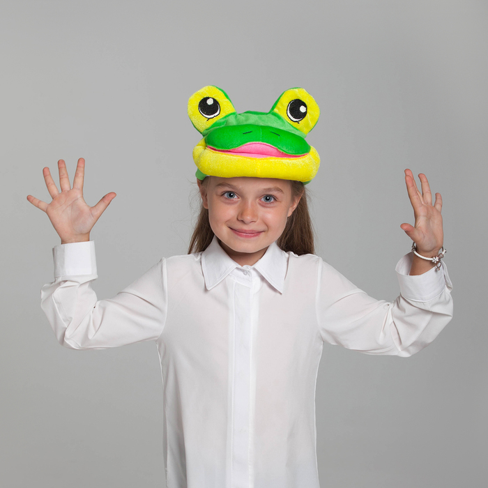 Карнавальная Шапка Лягушка размер 54-57