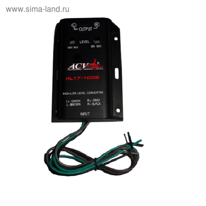 Преобразователь высокоуровневого сигнала ACV HL17-1002 Professional