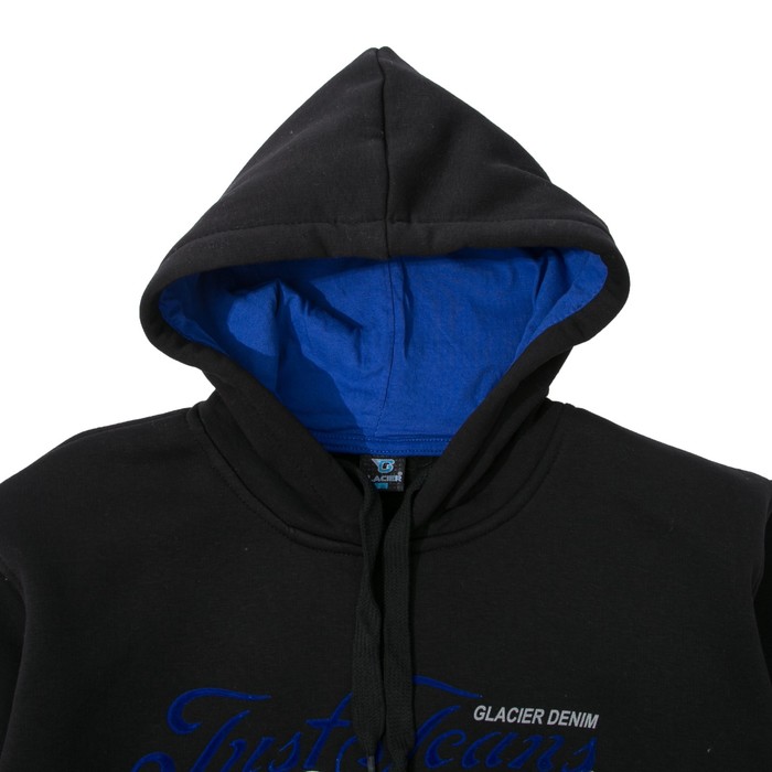 Джемпер-толстовка мужской с капюшоном 971 цвет чёрный, р-р 52-54 (2XL)