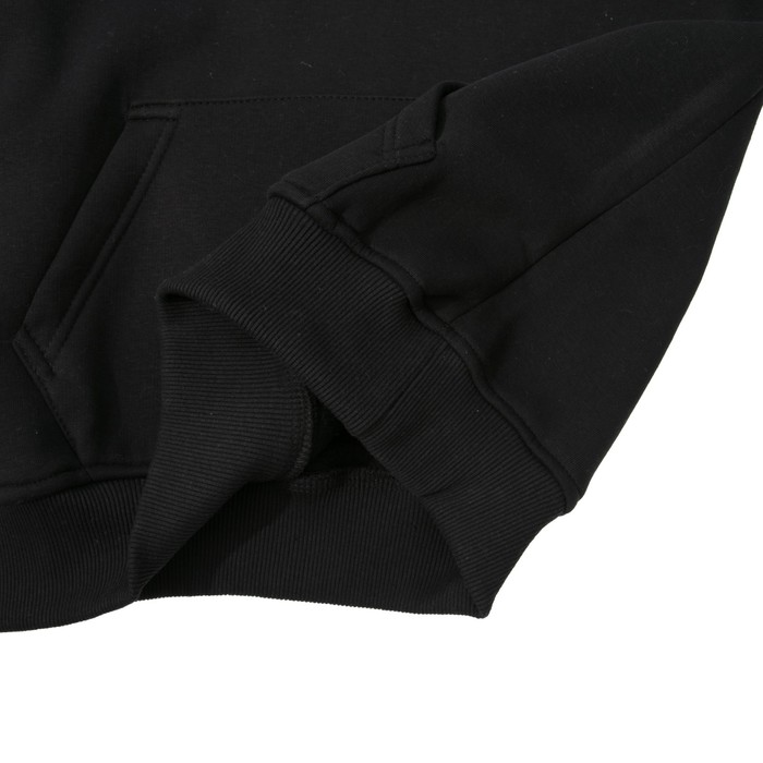 Джемпер-толстовка мужской с капюшоном 971 цвет чёрный, р-р 52-54 (2XL)