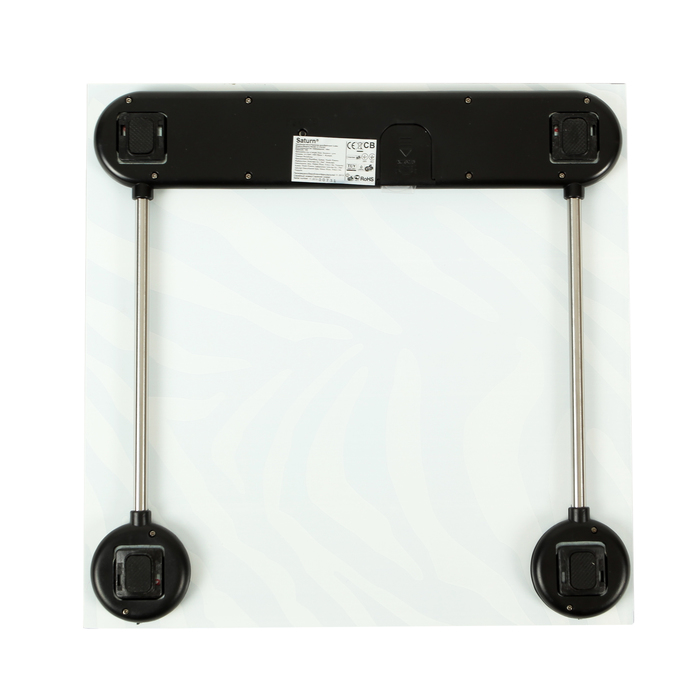 Весы напольные Saturn ST-PS0282 Zebra, электронные, до 180 кг, фиолетовый