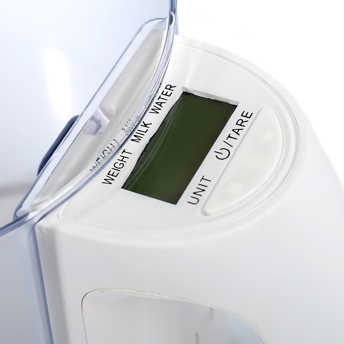 Весы кухонные Saturn ST-KS7800, чаша 1.2 л, до 2 кг, белый