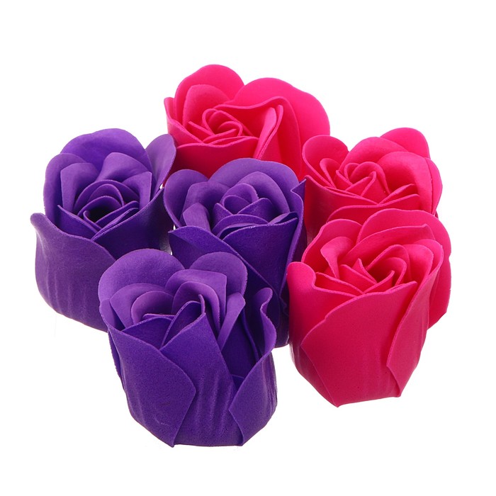 Подарочный набор "Почувствуй счастье": мыльные лепестки и мыло в форме пирожного