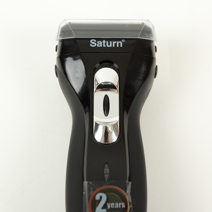 Электробритва Saturn ST-HC7390, 2 головки, работа от аккумулятора, черный