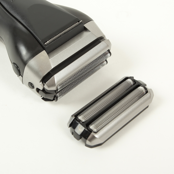 Электробритва Saturn ST-HC7390, 2 головки, работа от аккумулятора, серый