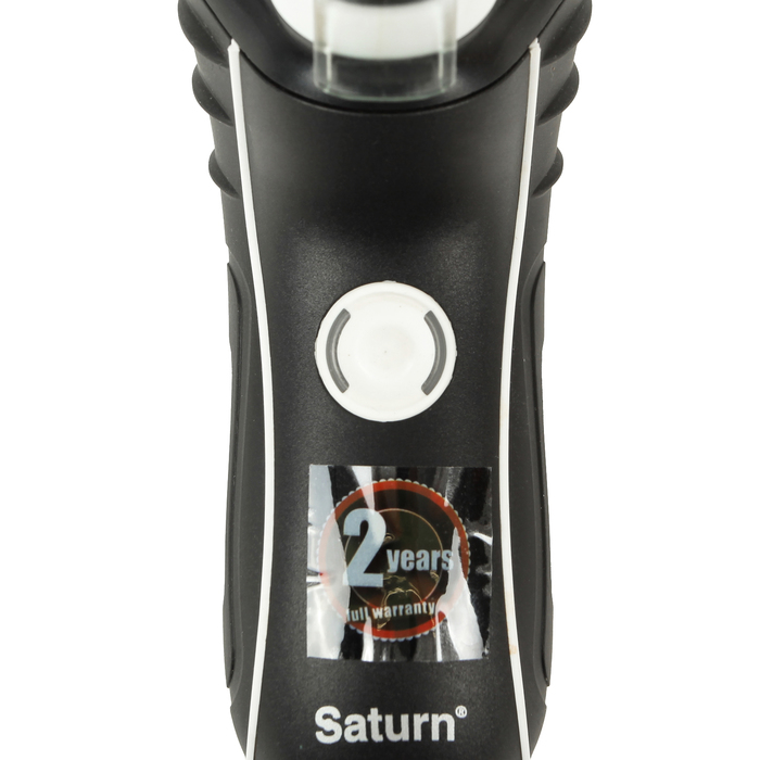Электробритва Saturn ST-HC7391, 3 головки, работа от аккумулятора, черный