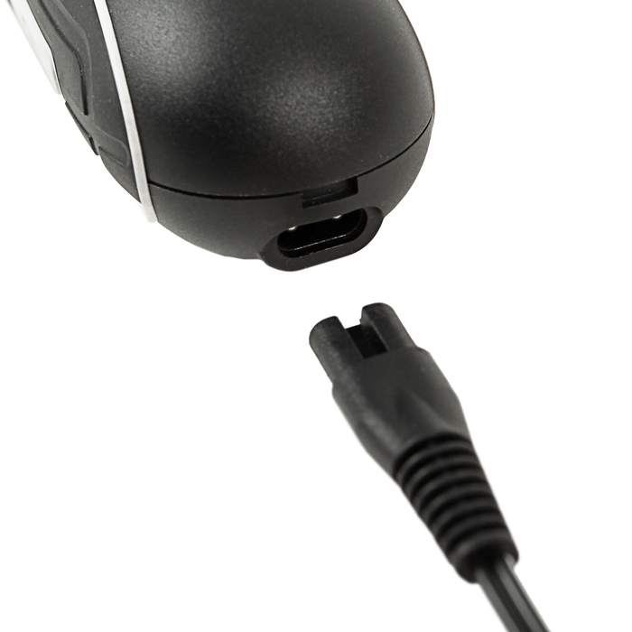 Электробритва Saturn ST-HC7391, 3 головки, работа от аккумулятора, черный