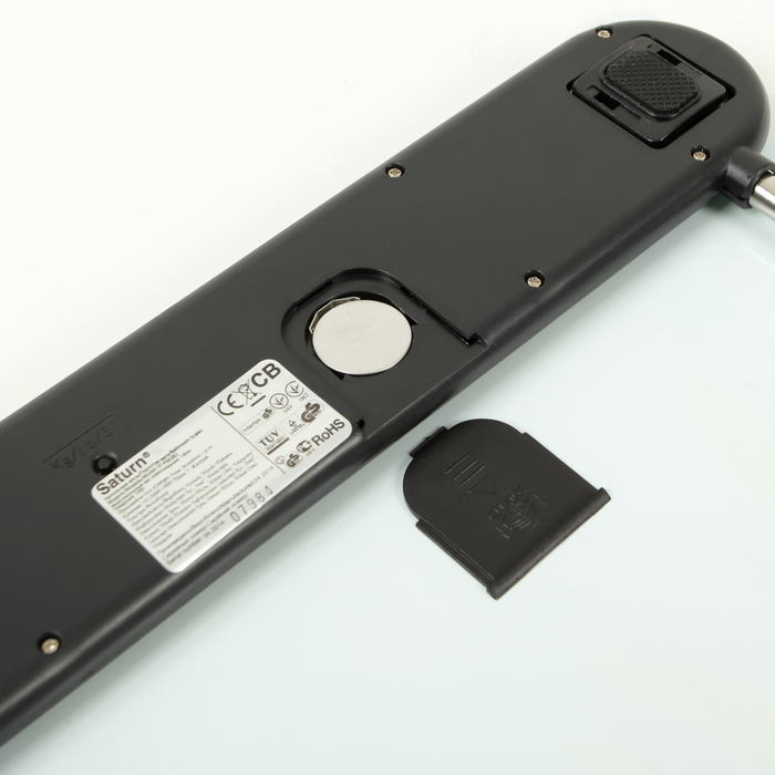 Весы напольные Saturn ST-PS0282, электронные, до 180 кг, рисунок голубой / зелёный