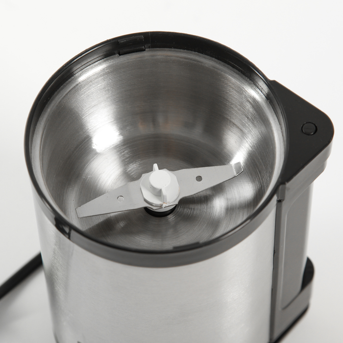 Кофемолка Saturn ST-CM0177, 180 Вт, 85 гр, серебристый