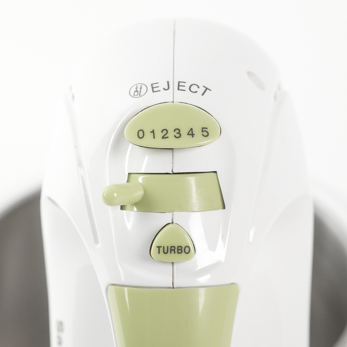 Миксер Saturn ST-FP1025, 280 Вт, чаша 2 л, 5 режимов, 2 пары насадок, белый