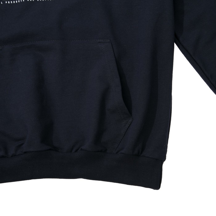 Джемпер-толстовка мужской 3021 цвет тёмно-синий, р-р 58-60 (5XL)