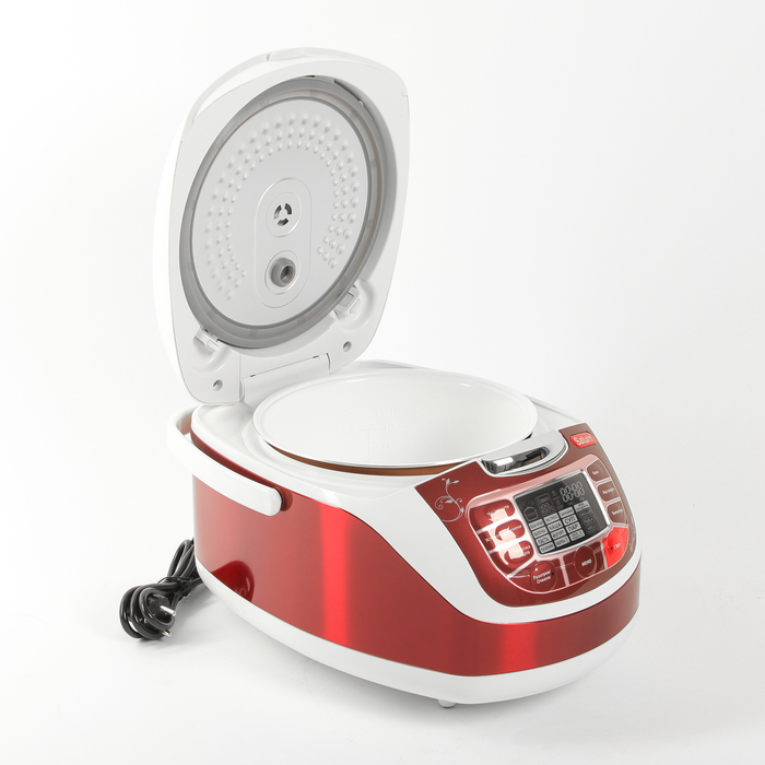 Мультиварка Saturn ST-MC9194, 860 Вт, 5 л, 18 программ, красная