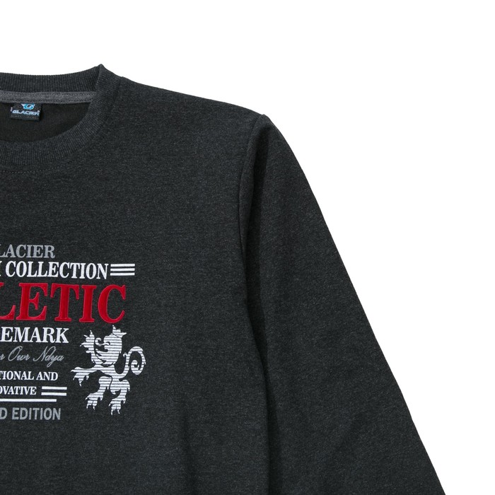 Джемпер-толстовка мужской 3034 цвет антрацит меланж, р-р 50-52 (XL)